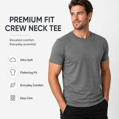 👕 OGRANICZONA CZASOWO 49% ZNIŻKI! ✨ Koszulki męskie z krótkim rękawem i okrągłym dekoltem