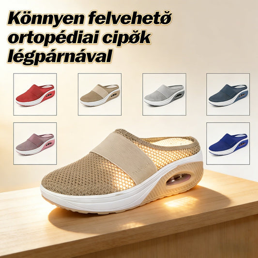Casualowe pantofle na skośnym obcasie z materiału tekstylnego wygodne rozmiary EU 35-43 płatność przy odbiorze
