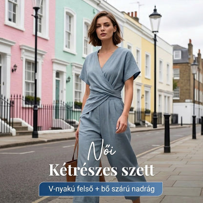 ✨ V-nyakú derékhangsúlyos női ruha, elegáns nőies megjelenést kölcsönöz