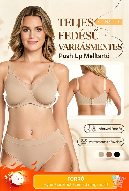 💖 Elegáns teljes fedésű plus size női melltartó