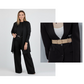 💝 Elegancki damski zestaw 3-częściowy długi kardigan bluzka spodnie rozmiary S-5XL