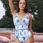【👙👗 2 részes szett】Női két részes fürdőruha szett virágmintás szoknyával
