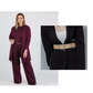 💝 Elegancki damski zestaw 3-częściowy długi kardigan bluzka spodnie rozmiary S-5XL