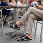 👞 Férfi nyári bőr papucs – könnyű és kényelmes