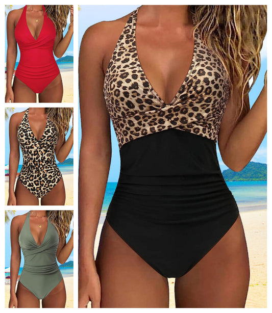 🐆45% kedvezmény👙 Szexi leopárdmintás egyrészes fürdőruha| Raktáron