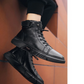 Wysokiej jakości skórzane buty męskie 👞