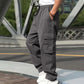 Férfi Loose Fit Casual Nadrág Több Zsebbel