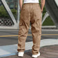 Férfi Loose Fit Casual Nadrág Több Zsebbel