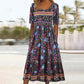 ✨【S-4XL】👗 Női elegáns bohém nyomtatott ruha