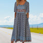 ✨【S-4XL】👗 Női elegáns bohém nyomtatott ruha