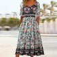 ✨【S-4XL】👗 Női elegáns bohém nyomtatott ruha