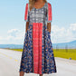 ✨【S-4XL】👗 Női elegáns bohém nyomtatott ruha