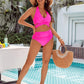 🔥👙Tummy Control fürdőruhák Szerény, magas derekú bikini szettek