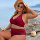 🔥👙Tummy Control fürdőruhák Szerény, magas derekú bikini szettek