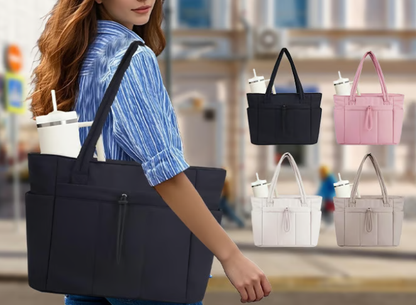 🎉 Promocja 2026 — Ponad 89 000 sprzedanych! 👜 Torebka Tote Puffer Wandering Nature – Uchwyt na kubek & Pokrowiec na laptopa 🎒
