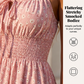 👗 KORLÁTOZOTT IDEIG 45% KEDVEZMÉNY! 🎀 Elöl masnis, ráncolt ruha – Spagetti pántokkal, fodros szegéllyel & előnyös ráncolt felsőrésszel 🌸