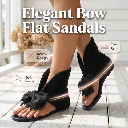 👡🎀 Retro, aranyos, nyitott orrú szandál nagy masnival (EU 36-43) ✨
