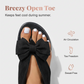 👡🎀 Retro, aranyos, nyitott orrú szandál nagy masnival (EU 36-43) ✨