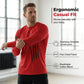 👕 OGRANICZONA CZASOWO 49% ZNIŻKI! ✨ Męska koszulka z długim rękawem z nadrukiem – ergonomiczny krój, S-5XL