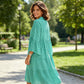 👗Női V-nyakú Boho mintás ruha