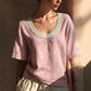 👚 MOST 48%-OS KEDVEZMÉNY! 🌸 Vintage csipke nyári blúz – 🌿✨