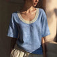 👚 MOST 48%-OS KEDVEZMÉNY! 🌸 Vintage csipke nyári blúz – 🌿✨