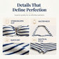 Damski tankini dwuczęściowy w paski z wiązaniem na szyi