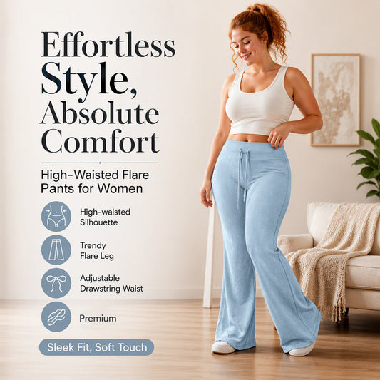 🌸Wyprzedaż 49% OFF👖Spodnie damskie z wysokim stanem, dzwony