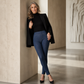 Damskie legginsy z wysokim stanem modelujące pośladki