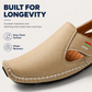 Męskie casualowe mokasyny typu slip-on, oddychające
