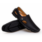 Męskie casualowe mokasyny typu slip-on, oddychające