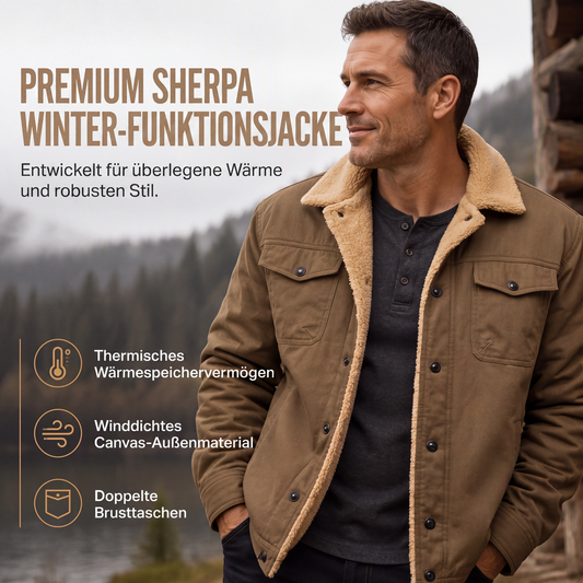 🚀 Nowość – 49% ceny próbnej! Męska kurtka cargo typu sherpa w stylu casual