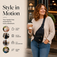 Lekka pikowana torba crossbody sling damska, wygodna torba na ramię