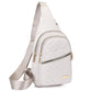 Lekka pikowana torba crossbody sling damska, wygodna torba na ramię