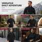 🧥 Męski sweter z polaru, pół‑zamek, ciepły wytrzymały | M‑4XL, 3 kolory