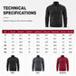 🧥 Męski sweter z polaru, pół‑zamek, ciepły wytrzymały | M‑4XL, 3 kolory