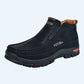 Męskie casualowe buty slip-on ze skóry