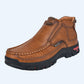 Męskie casualowe buty slip-on ze skóry