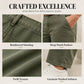 Damskie Casual Spodnie Cargo o Prostych Nogawkach