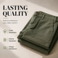 Damskie Casual Spodnie Cargo o Prostych Nogawkach