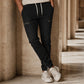 👖✨Bestseller - Denim Joggers o kroju slim-fit z elastyczną talią – łatwy styl typu pull-on i czysty, zwężany wygląd do codziennego noszenia