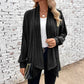 Damski Casual Kardigan Rozpinany z Otwartym Przodem