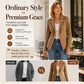 🍂✨ Damska elegancka kurtka z klapami o dopasowanym kroju – szykowna, podkreślająca figurę i niezwykle elegancka