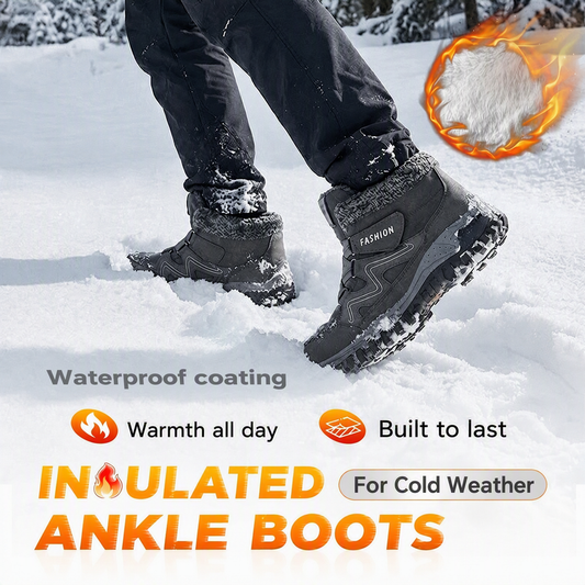 Unisex Zimowe Buty Termiczne Za Kostkę na Zewnątrz